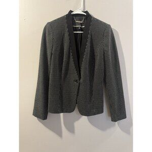 White & Black Blazer Size 4 Jacket
